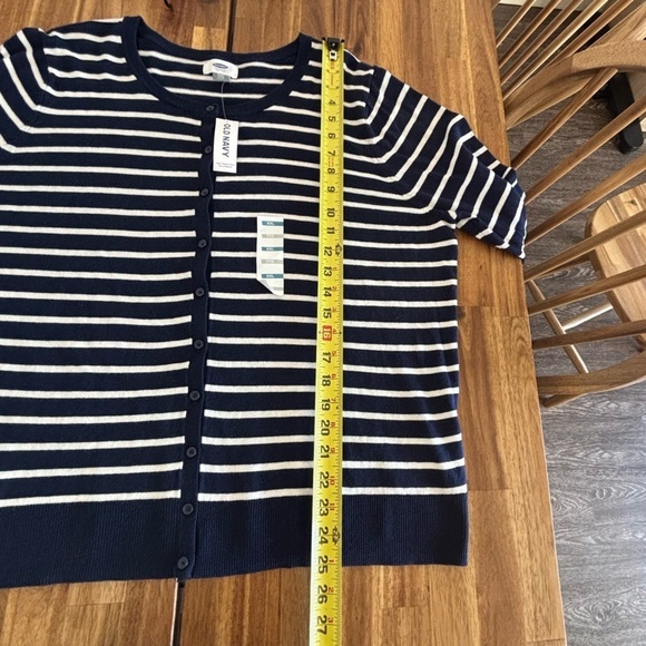 OLD NAVY stripes cardigan sweater stripes. Size XXL. NEW WITH TAGS - Picture 12 of 13